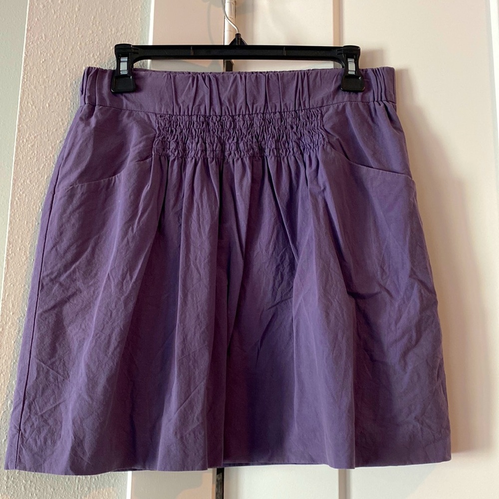Banana republic purple skirt